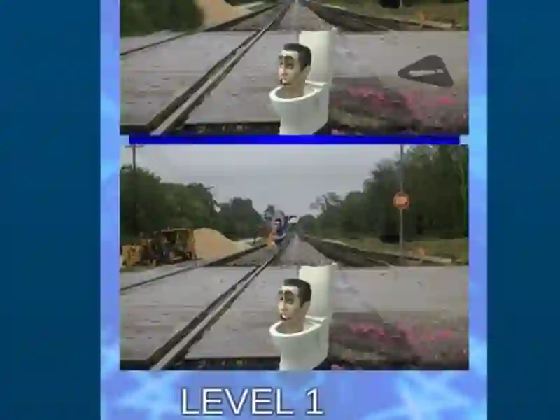 Juego Skibidi inodoro cinco diferencia 2 en línea