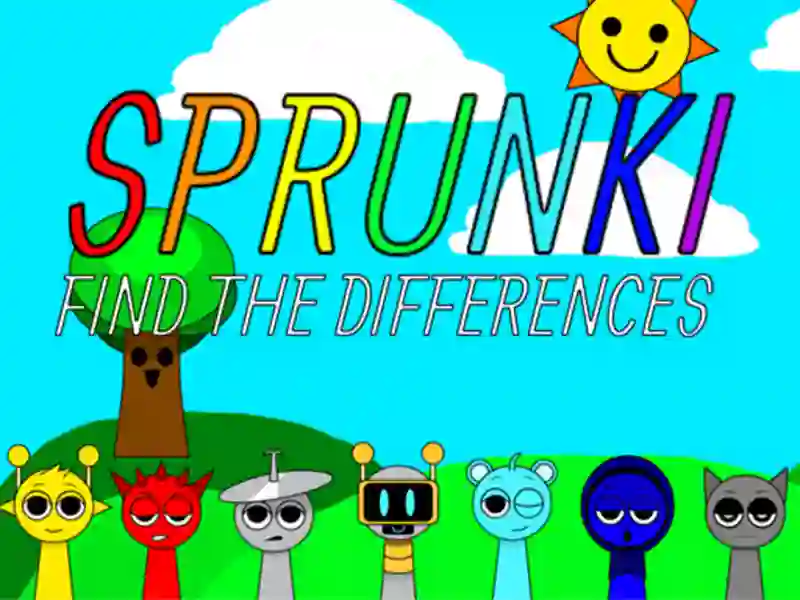 Juego Sprunki encuentra las diferencias en línea