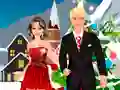Juego Citas Navideñas de Barbie y Ken en línea Juego Citas Navideñas de Barbie y Ken en línea