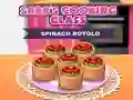Juego La clase de cocina de Sara: Rotolo de espinacas en línea Juego La clase de cocina de Sara: Rotolo de espinacas en línea