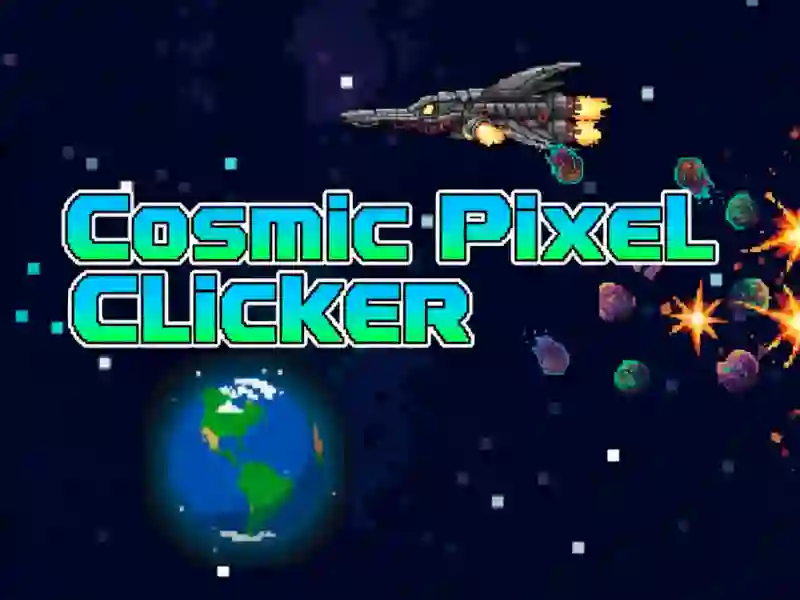 Juego Clicker de píxeles cósmicos en línea