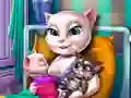 Juego Nacimiento de los gemelos de Angela en línea Juego Nacimiento de los gemelos de Angela en línea