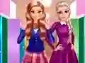 Juego Hermanas de vuelta a la escuela en línea Juego Hermanas de vuelta a la escuela en línea