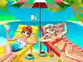 Juego Selfie de Playa de Elsa y Anna en línea