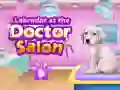 Juego Labrador en la clínica del veterinario en línea