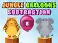 Juego Globos de la Selva: Sustracción en línea