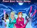 Juego Hermanas Congeladas Vacaciones de Invierno en línea