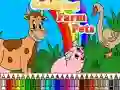 Juego Coloreando Mascotas de la Granja en línea