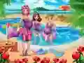 Juego Las vacaciones de verano de las mamás en línea