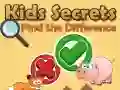 Juego Secretos de niños: Encuentra la diferencia en línea Juego Secretos de niños: Encuentra la diferencia en línea