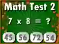 Juego Prueba de Matemáticas 2 en línea