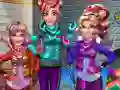 Juego Vacaciones de invierno de las princesas en línea Juego Vacaciones de invierno de las princesas en línea