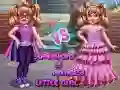 Juego Niña superheroína contra princesa en línea Juego Niña superheroína contra princesa en línea