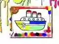 Juego Libro para colorear barcos en línea