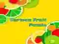 Juego Puzzle de Frutas de Dibujos Animados en línea Juego Puzzle de Frutas de Dibujos Animados en línea