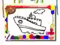 Juego De vuelta a la escuela: Hora de colorear dibujos animados en línea