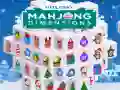 Juego Dimensiones de Mahjong Navideño en línea