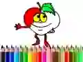 Juego De vuelta a la escuela: Coloreando frutas en línea Juego De vuelta a la escuela: Coloreando frutas en línea