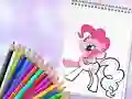 Juego Libro para colorear de pony cute en línea