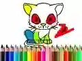 Juego De vuelta a la escuela: Pintura de gatos en línea Juego De vuelta a la escuela: Pintura de gatos en línea