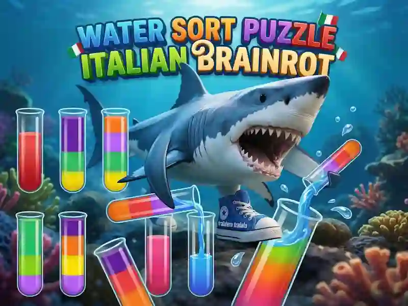 Juego Water Sort Puzzle Italian Brainrot en línea