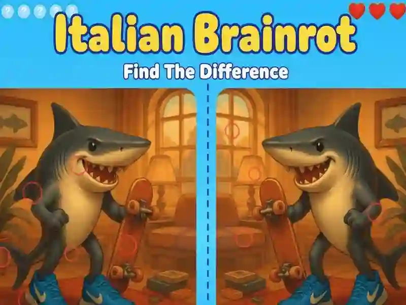 Juego Brainrot italiano: encuentra la diferencia en línea Juego Brainrot italiano: encuentra la diferencia en línea