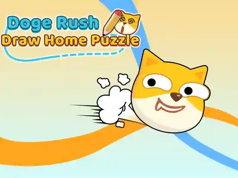 Juego Doge Rush Draw Home Puzzle en línea