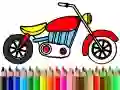 Juego De Vuelta a la Escuela: Colorear Motocicletas en línea Juego De Vuelta a la Escuela: Colorear Motocicletas en línea