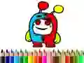 Juego De vuelta a la escuela: Coloreando monstruos dulces en línea Juego De vuelta a la escuela: Coloreando monstruos dulces en línea