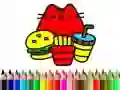 Juego Regreso a la escuela: Colorear gatos lindos en línea Juego Regreso a la escuela: Colorear gatos lindos en línea