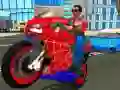 Juego Simulador de moto de araña héroe acrobático 3D en línea Juego Simulador de moto de araña héroe acrobático 3D en línea