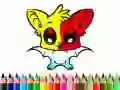 Juego Libro de Colorear Murciélago Bonito en línea Juego Libro de Colorear Murciélago Bonito en línea