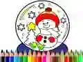 Juego De vuelta a la escuela: Libro de colorear de Navidad en línea Juego De vuelta a la escuela: Libro de colorear de Navidad en línea