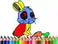 Juego Regreso a la escuela: Libro de colorear con conejos en línea Juego Regreso a la escuela: Libro de colorear con conejos en línea