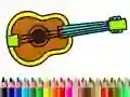 Juego De vuelta a la escuela: Libro para colorear instrumentos musicales en línea Juego De vuelta a la escuela: Libro para colorear instrumentos musicales en línea
