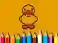 Juego De vuelta a la escuela: Libro para colorear patos en línea Juego De vuelta a la escuela: Libro para colorear patos en línea