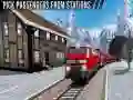 Juego Conducción en estación en subida: Conducción del tren de pasajeros a balas en línea Juego Conducción en estación en subida: Conducción del tren de pasajeros a balas en línea