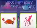 Juego Memoria de Niños Criaturas del Mar en línea