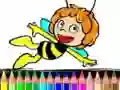Juego De regreso a la escuela: Libro de colorear Maja la abeja en línea Juego De regreso a la escuela: Libro de colorear Maja la abeja en línea