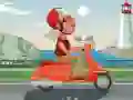 Juego Coloración Paseo en Scooter por la Ciudad en línea Juego Coloración Paseo en Scooter por la Ciudad en línea
