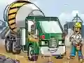 Juego Puzzle de Camiones de Construcción en línea Juego Puzzle de Camiones de Construcción en línea