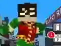 Juego Teen Titans Go: Minecraft Corredor Adolescente 3D en línea