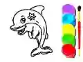 Juego Libro para Colorear Delfines en línea