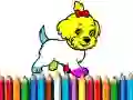 Juego De vuelta a la escuela: Libro para colorear de perritos en línea Juego De vuelta a la escuela: Libro para colorear de perritos en línea