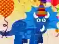 Juego Rompecabezas de Fiesta Dino en línea Juego Rompecabezas de Fiesta Dino en línea
