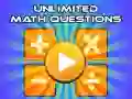 Juego Preguntas de matemáticas ilimitadas en línea Juego Preguntas de matemáticas ilimitadas en línea