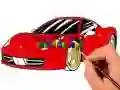 Juego Libro para colorear coches de carreras en línea Juego Libro para colorear coches de carreras en línea