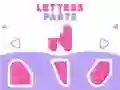 Juego Partes de letras en línea Juego Partes de letras en línea
