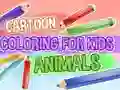 Juego Colorear Cartoon para Niños Animales en línea Juego Colorear Cartoon para Niños Animales en línea