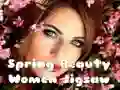 Juego Mujeres Belleza Primavera: Rompecabezas en línea Juego Mujeres Belleza Primavera: Rompecabezas en línea